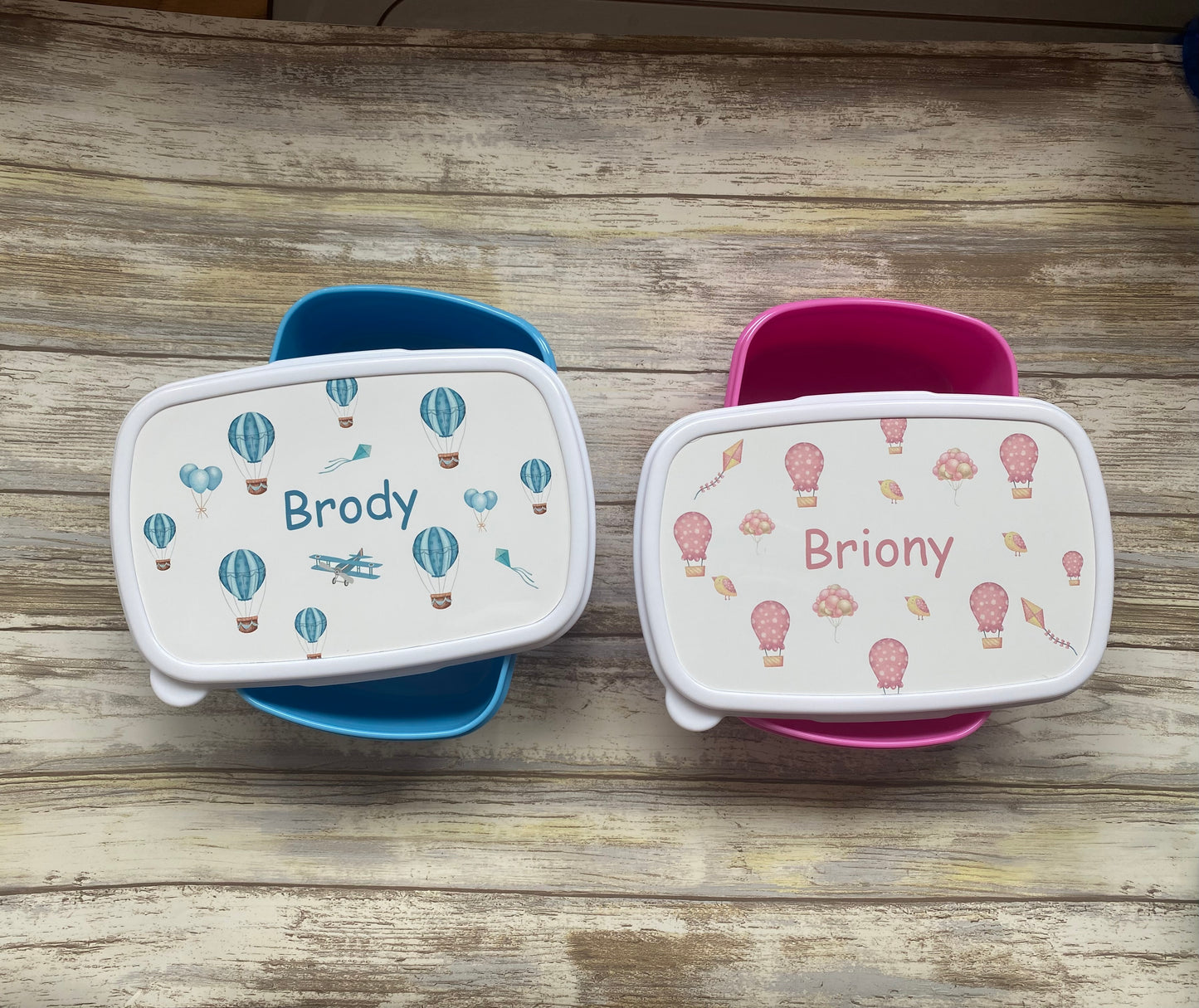 Personalised Snack Box For Kids, Back To School Gifts, Blue & Pink Designs