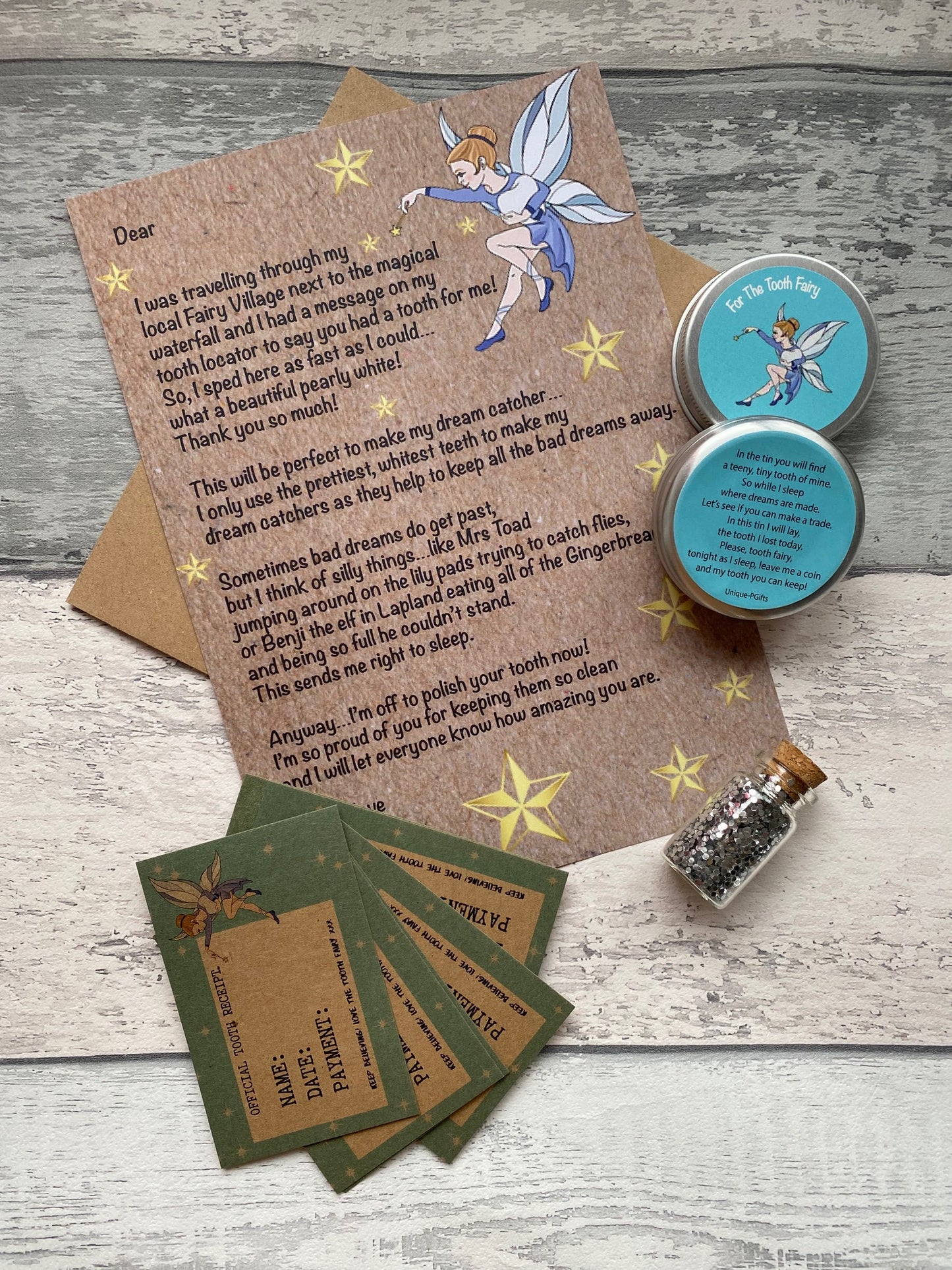 Personalised Tooth Fairy Kit For Kids