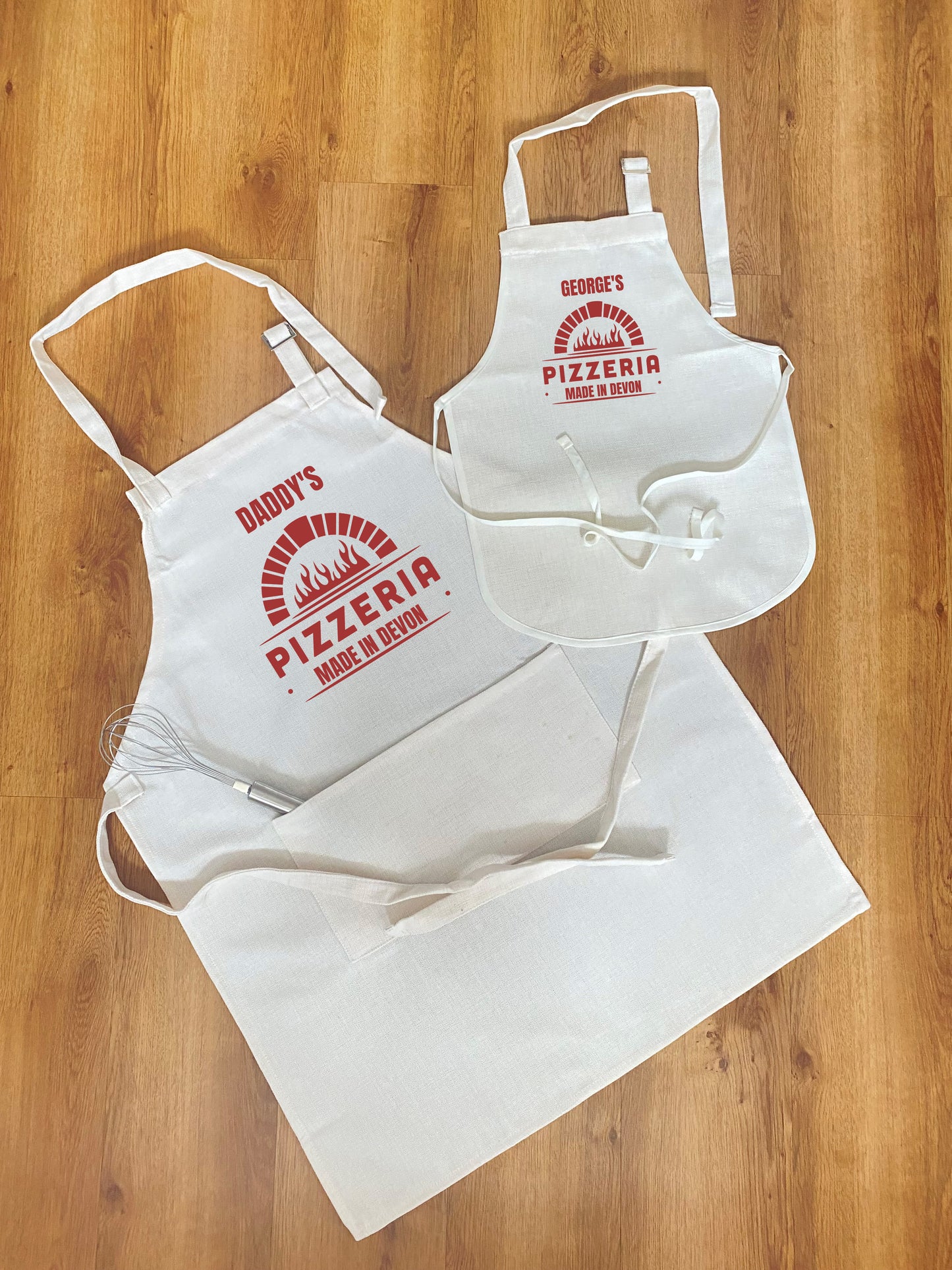 Pizza Apron, Personalised Dad Gifts, Father And Son Aprons