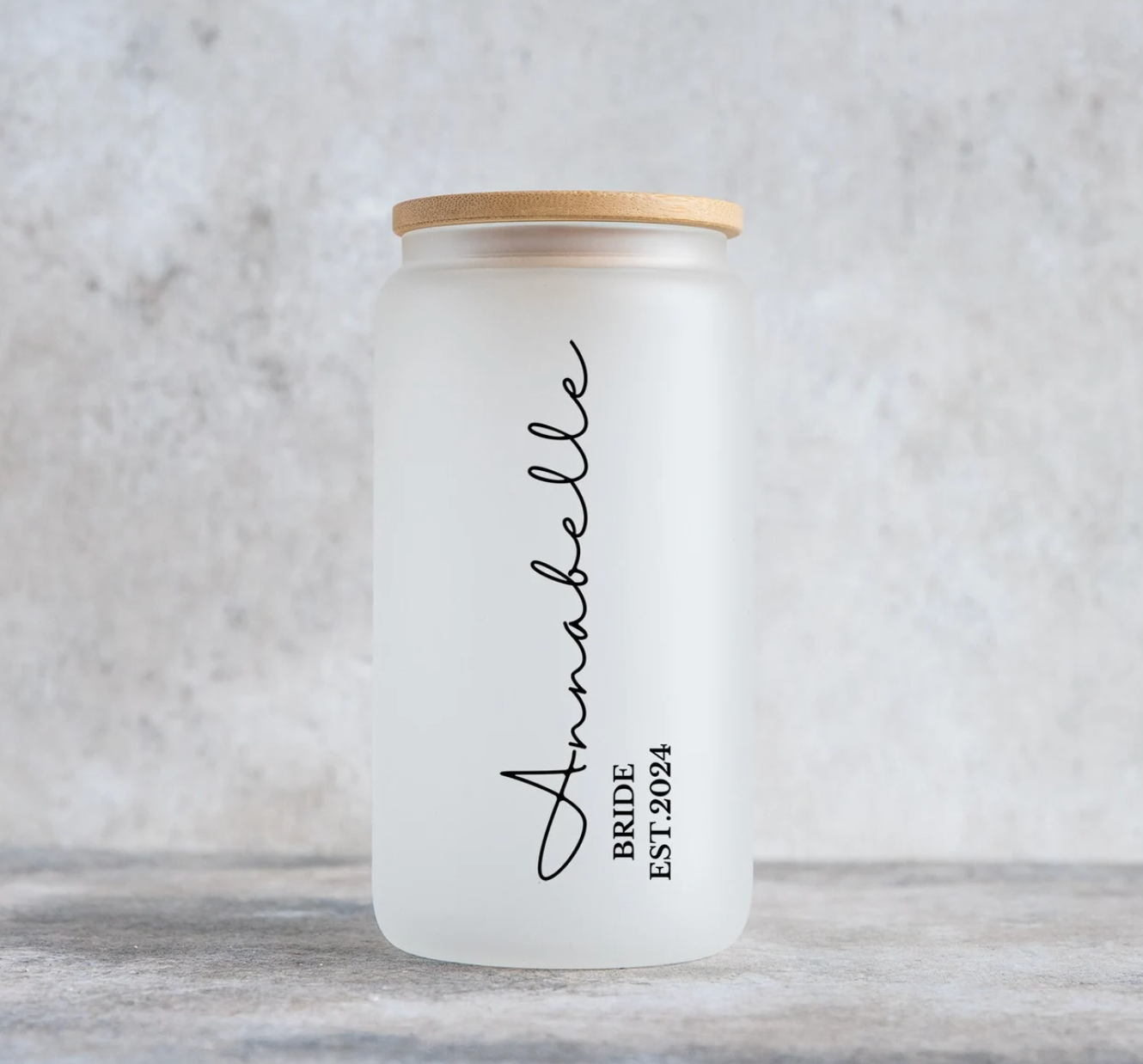 Personalised Bride Mug, Bride Gifts, Iced Coffee Cup, Bride To Be Gifts, Bride Box Gifts