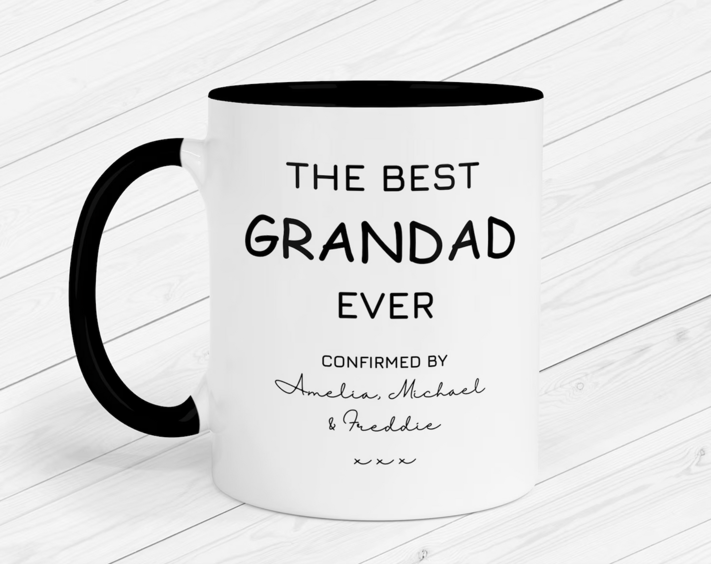 Personalised Grandad Mug, Best Grandad Ever, Fathers Day Gift, Gift For Grandad, Grandad Birthday Gift