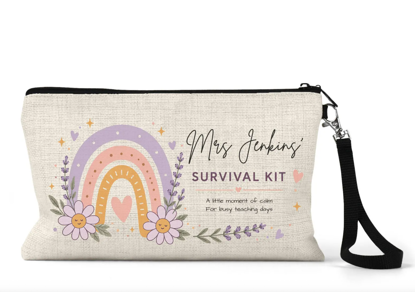 Personalised Teacher Gift Set, Teacher Survival Kit, Thank You Teacher Gift, End of Term Pamper Gift, Teaching Assistant Present UK