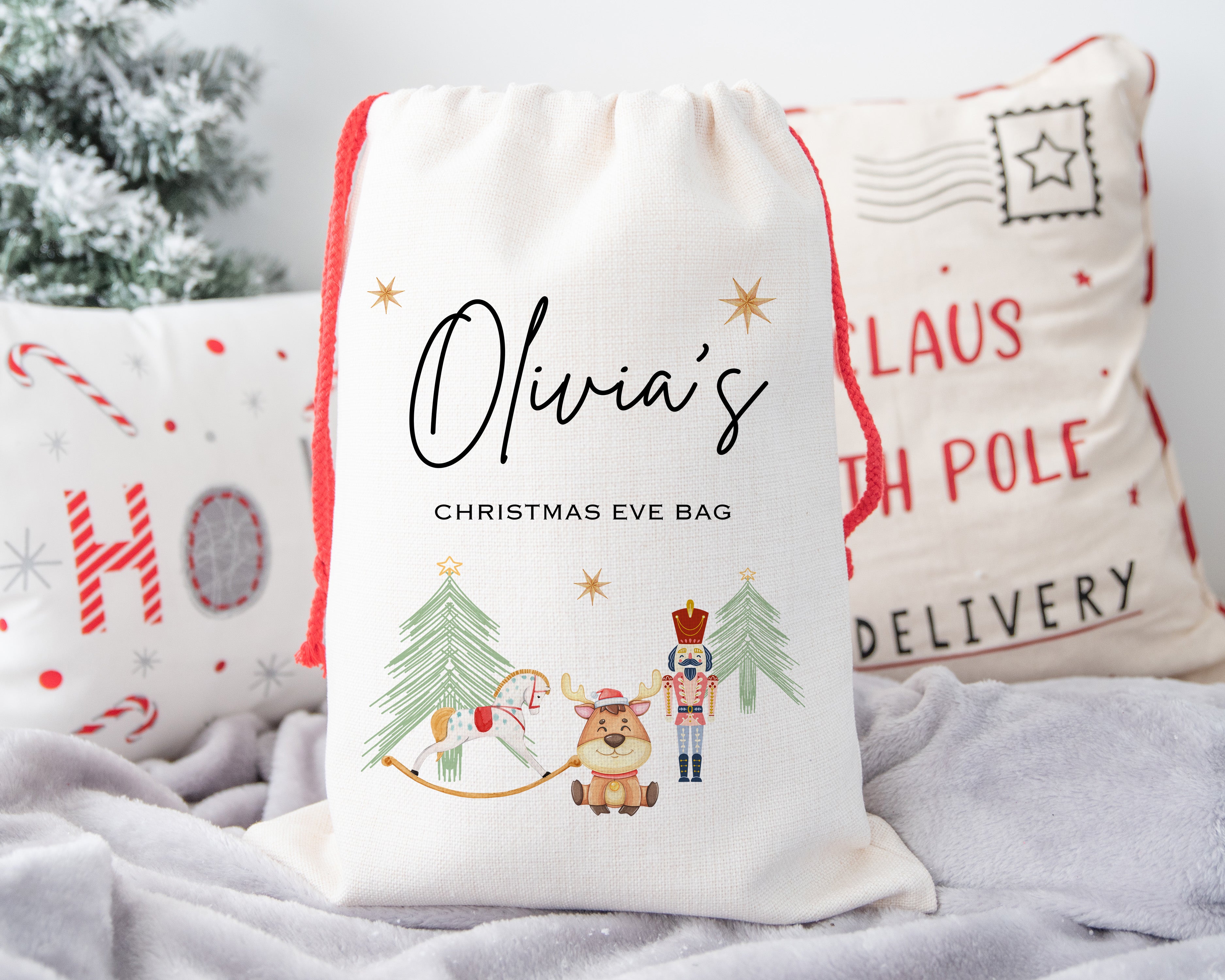 Personalised christmas eve outlet bag