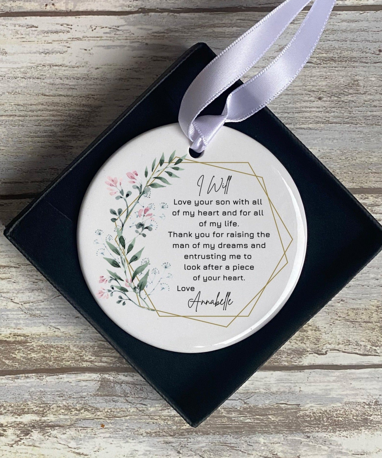 Mother Of The Groom Gift From Bride Personalised Wedding