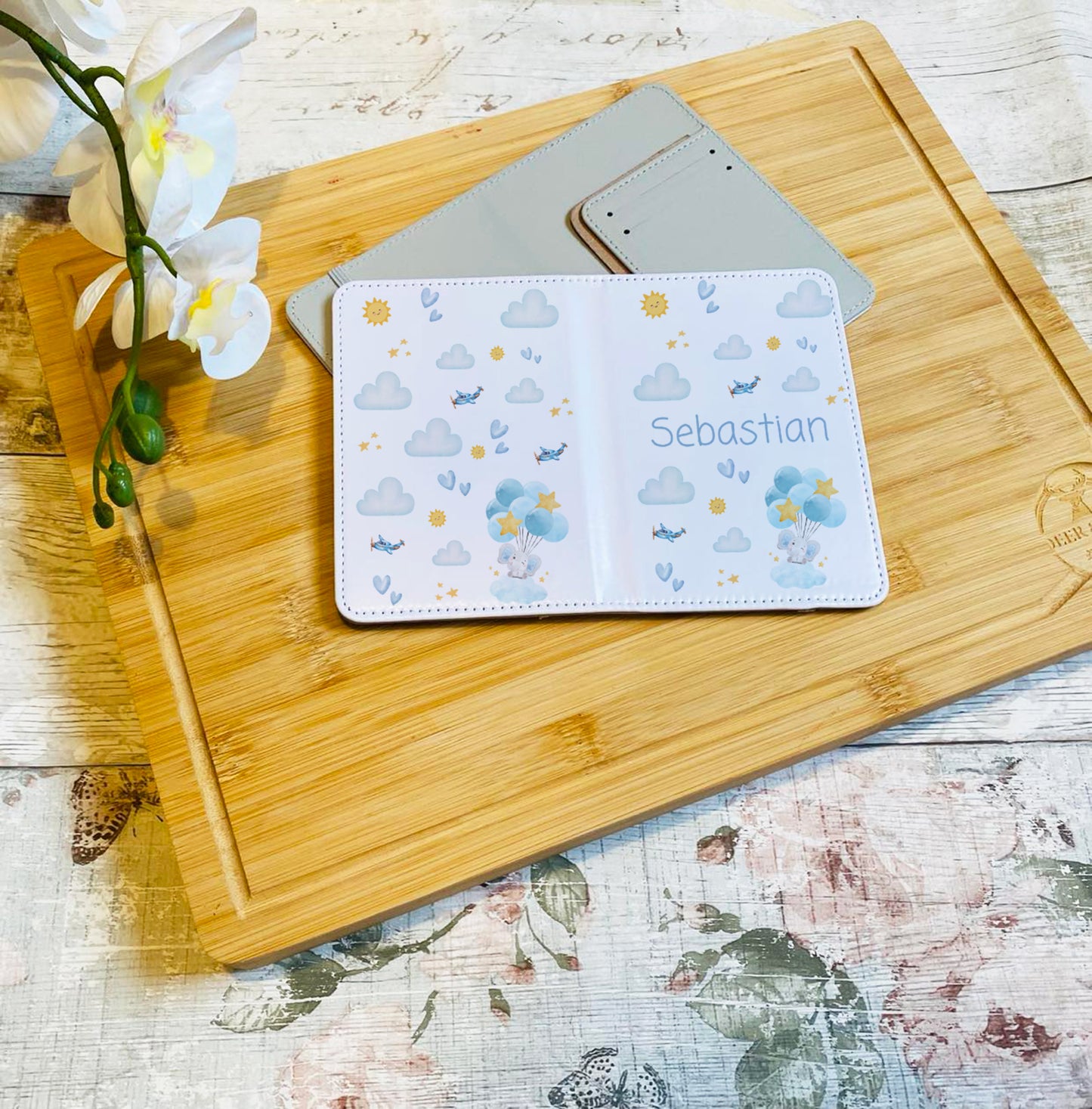 Personalised First Passport Cover Kids, New Baby Gifts, 1st Holiday, Christening Present