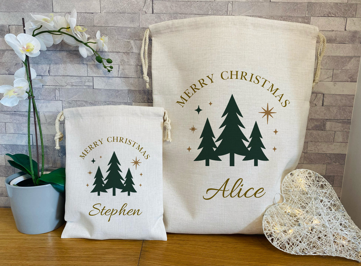 Personalised Santa Sack, Christmas Sack, Personalised Christmas Gift Bag, Adult Christmas Present Sack