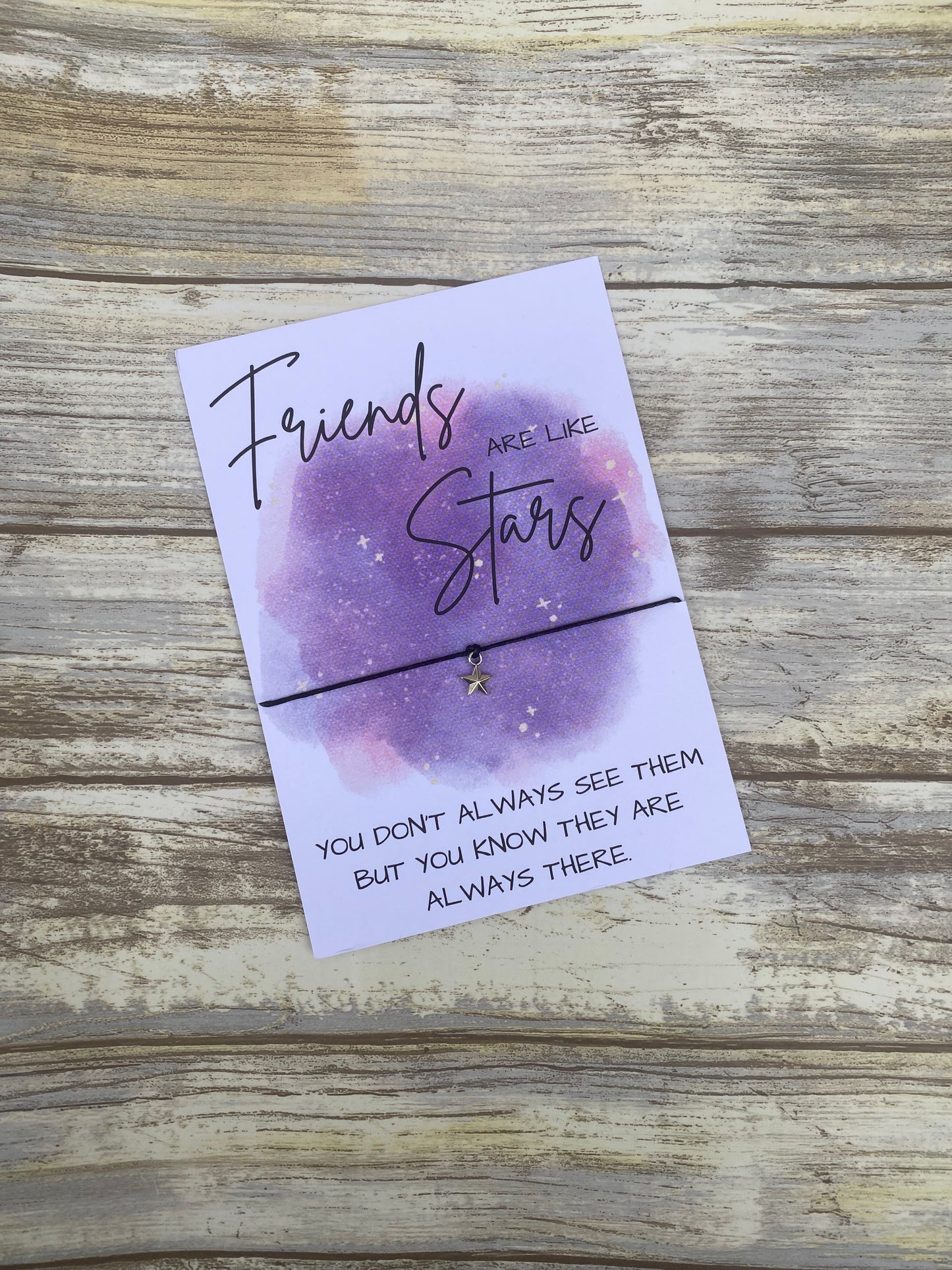 Best Friend Gift, Friendship Wish Bracelet