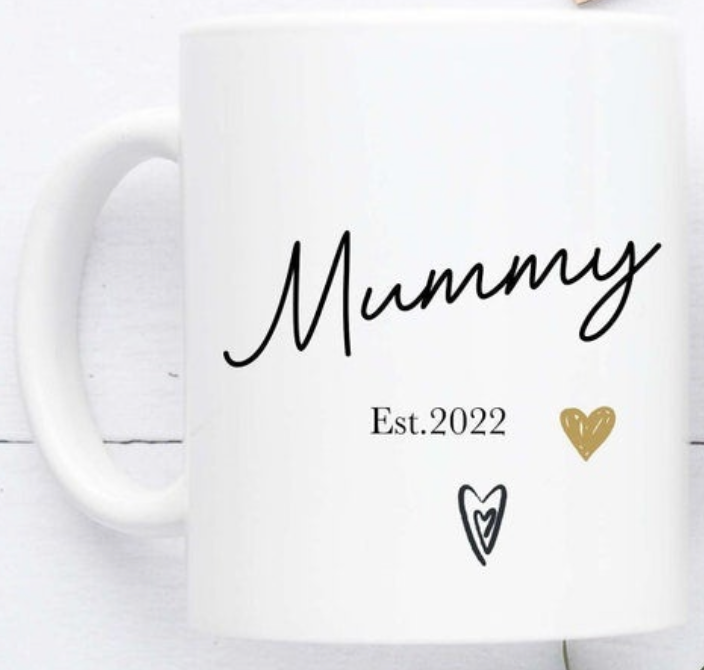 Personalised Mummy And Daddy Mugs - New Parents Congratulations Gift