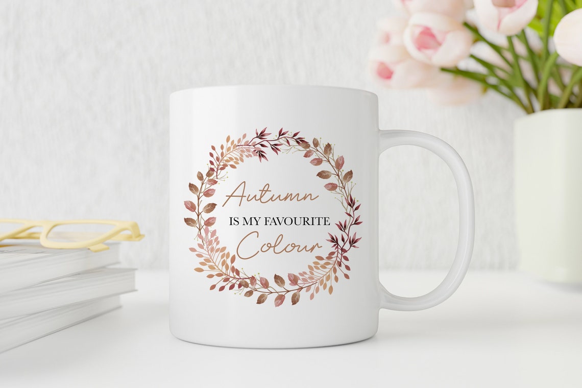 Autumn Mug, Autumn Is My Favourite Colour, Autumn Decor, Autumn Accessories, Gift For Friend