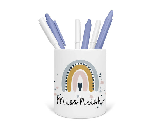 Personalised Teacher Pencil Pot - Thank You Gift