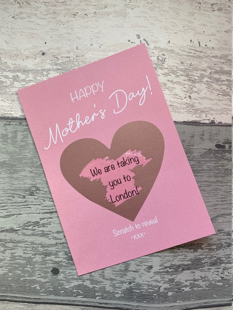 Surprise Gifts Mother's Day Scratch Card