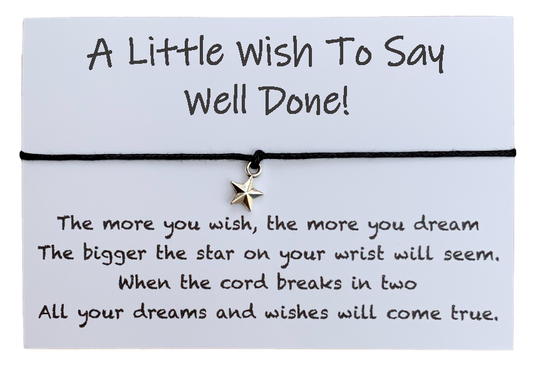 Well Done Wish Bracelet, Gift For Friends - Well Done Gift