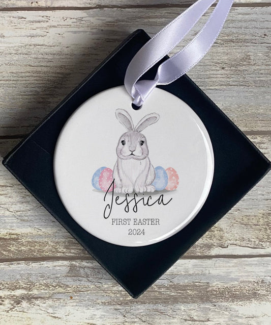 Personalised My First Easter Keepsake - Easter Basket Gift Idea - 1st Easter Photo Prop - 1st Easter Gifts Baby - Baby Easter Gift - 2024