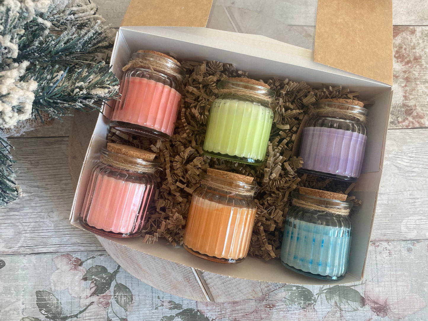 Luxury Christmas Candle Hamper - Gift For Mum - Friend Gift Hamper - Christmas Gift - Hamper For Women