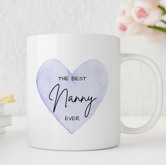 Nanny Mug, Mother's Day Gift, Nanny Mothers Day Gift, Nanny Gifts, Gifts For Nan, Nan Gifts, Gift From Grandchildren, Best Nanny Ever Mug