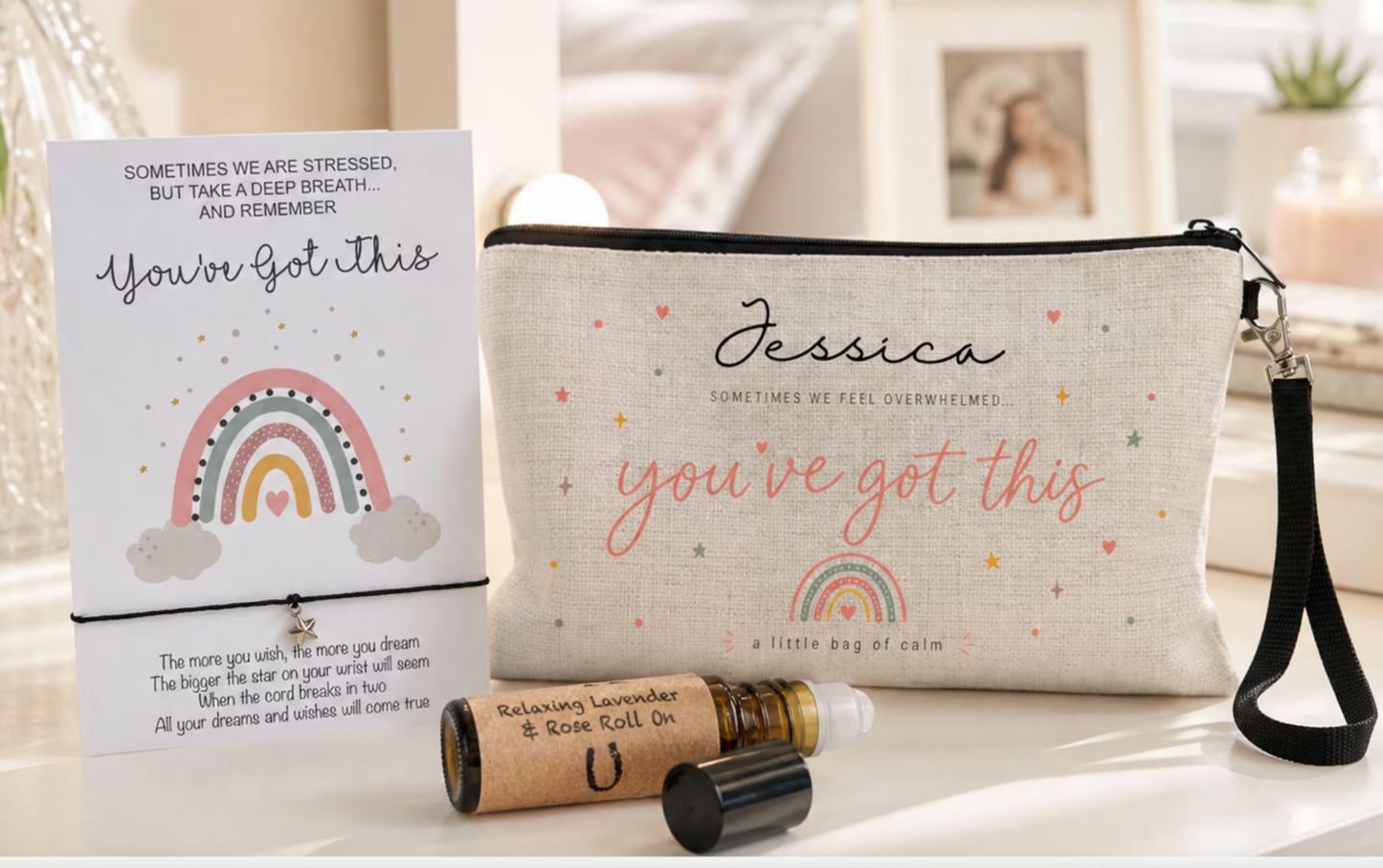 Personalised Exam Gift Box | GCSE SATS A Level Good Luck Gift | Teen Self Care Set | Revision Gift | Letterbox Friendly Student Gift