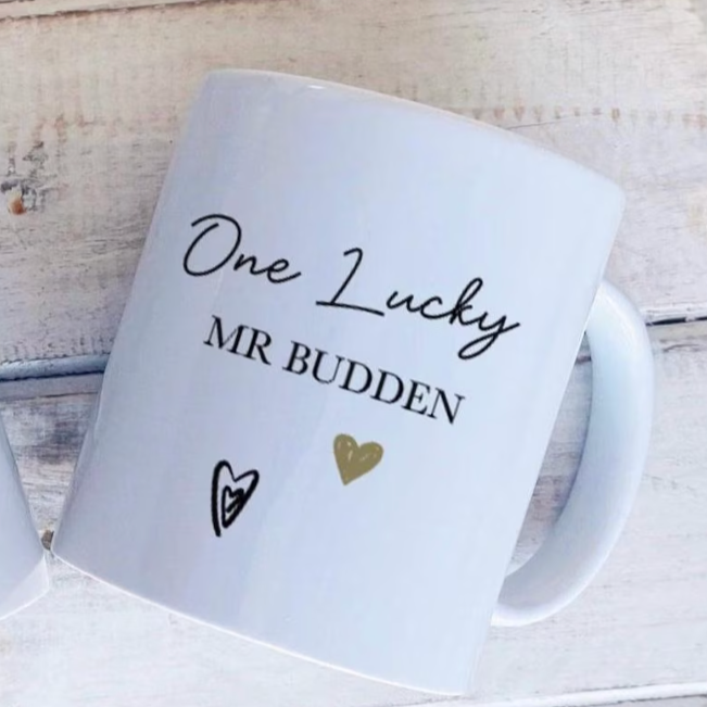 Engagement Gift For Couples - Soon To Be And One Lucky Mugs - Couple Gifts - Engagement Present - Engagement Mugs