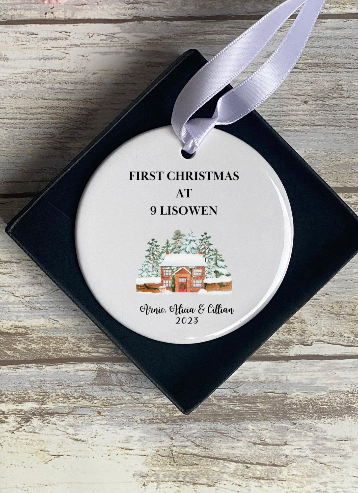 First Christmas New Home Decoration - New Home Gift - 1st Xmas New Home 2024 - Couple Christmas Gift