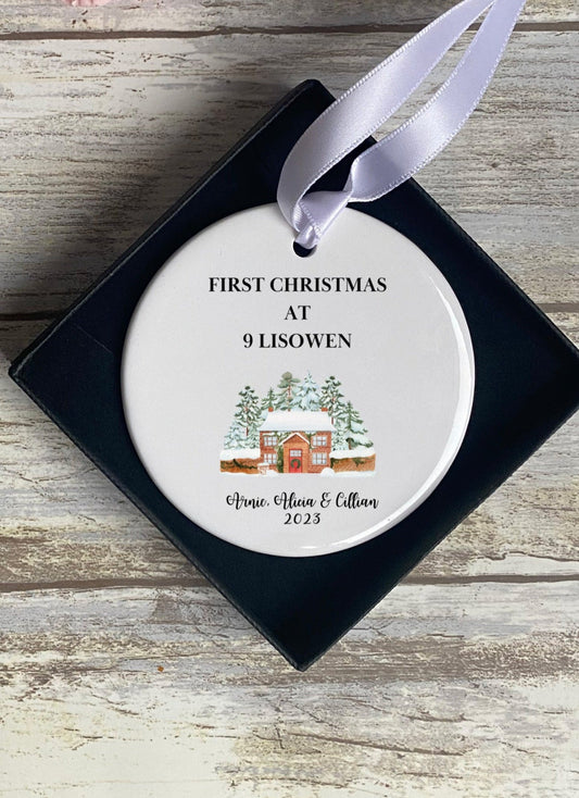 First Christmas New Home Decoration - New Home Gift - 1st Xmas New Home 2023 - Couple Christmas Gift