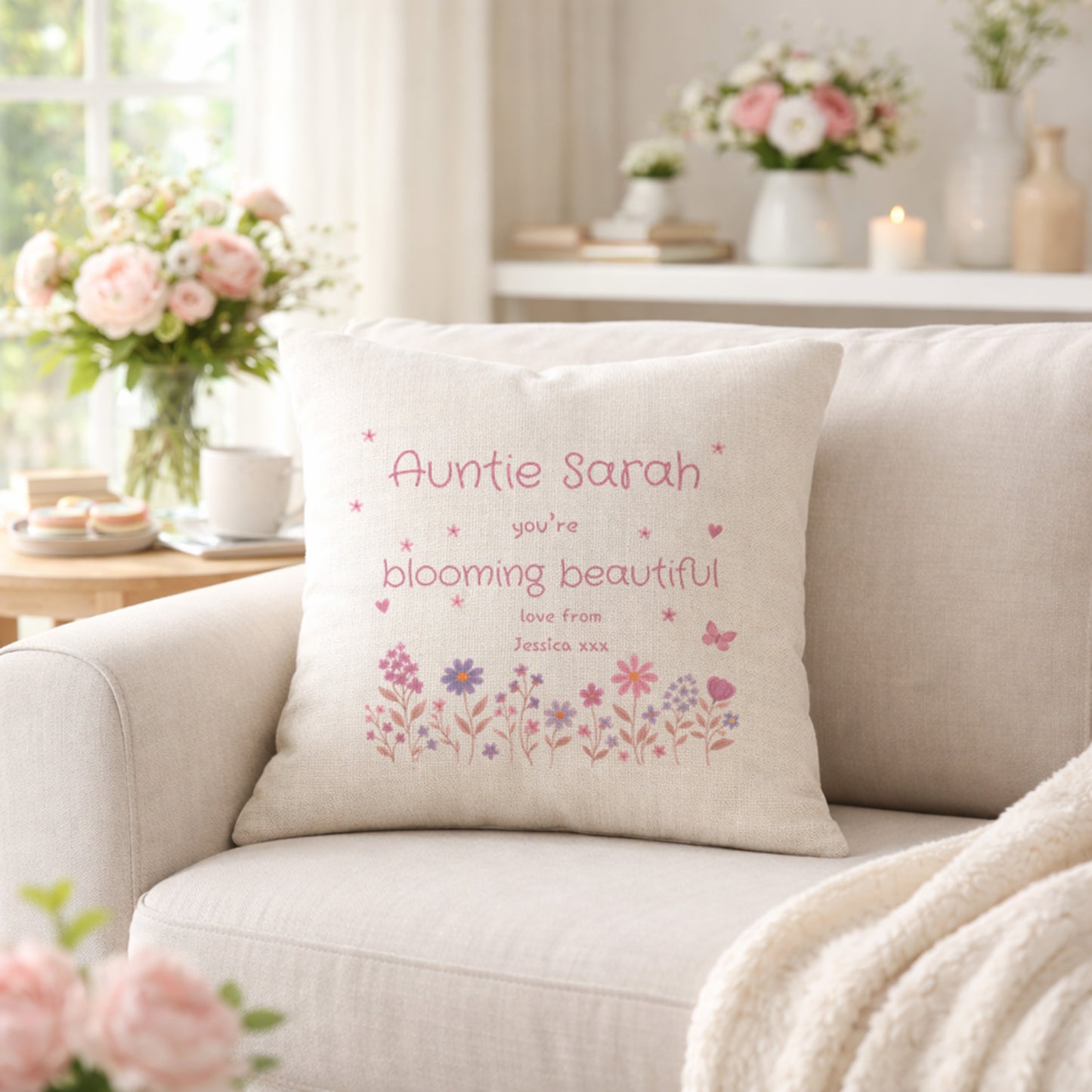 Personalised Auntie Cushion