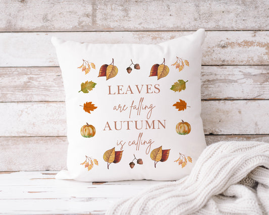 Autumn Cushion, Autumn Home Decor, Autumn Leaves, Pumpkin Decor, Autumnal Home Accessories, Autumn Cushion Cover