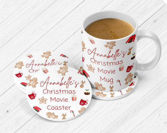 Personalised Christmas Mug, Christmas Movie Mug, Xmas Gifts, Secret Santa Gifts