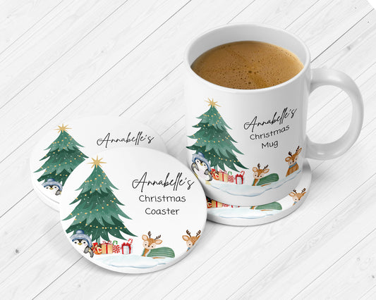 Personalised Christmas Mug, Christmas Mug For Kids, Xmas Gifts, Hot Chocolate Mug, Christmas Eve Box Fillers