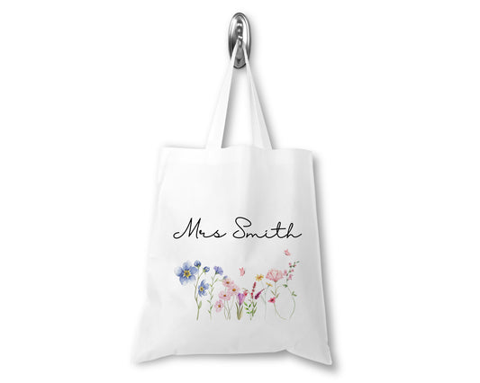 Teacher Tote Bag, Thank You Gifts, Leaving Gift, Teaching Assistant Gift