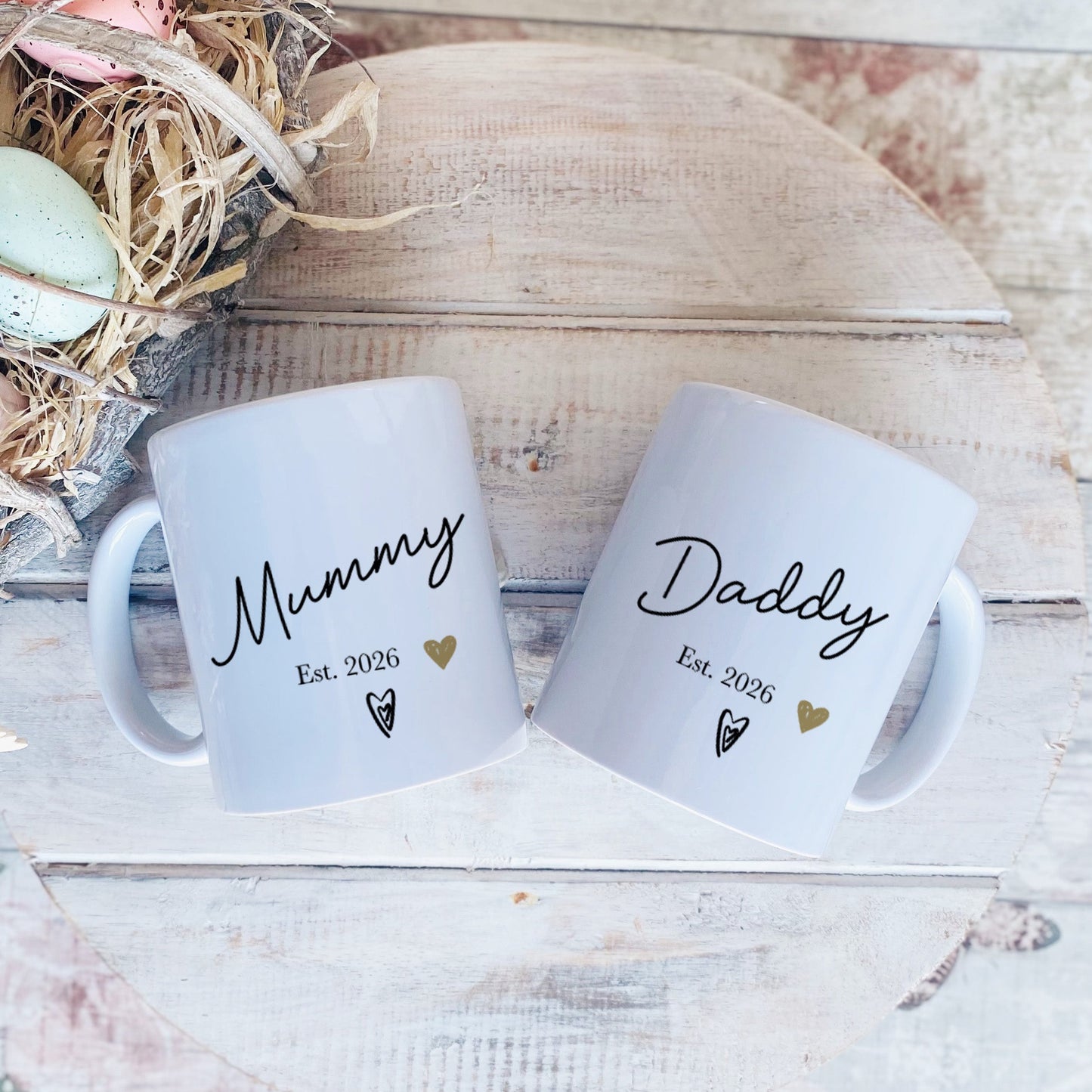 Mummy and Daddy Mug Set 2026