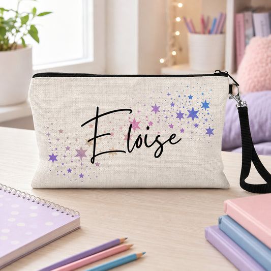 Personalised Pencil Case, Girls Back to School Gift, School Accessories, Personalised School Pouch