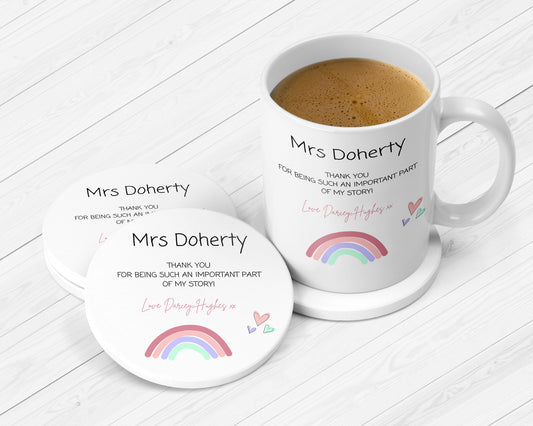 Personalised Teacher Mug - Nursery Teacher Gift - Key Worker Gift - Childminder Gift - Teacher Gift - End Of Year Gift - First Day Of School