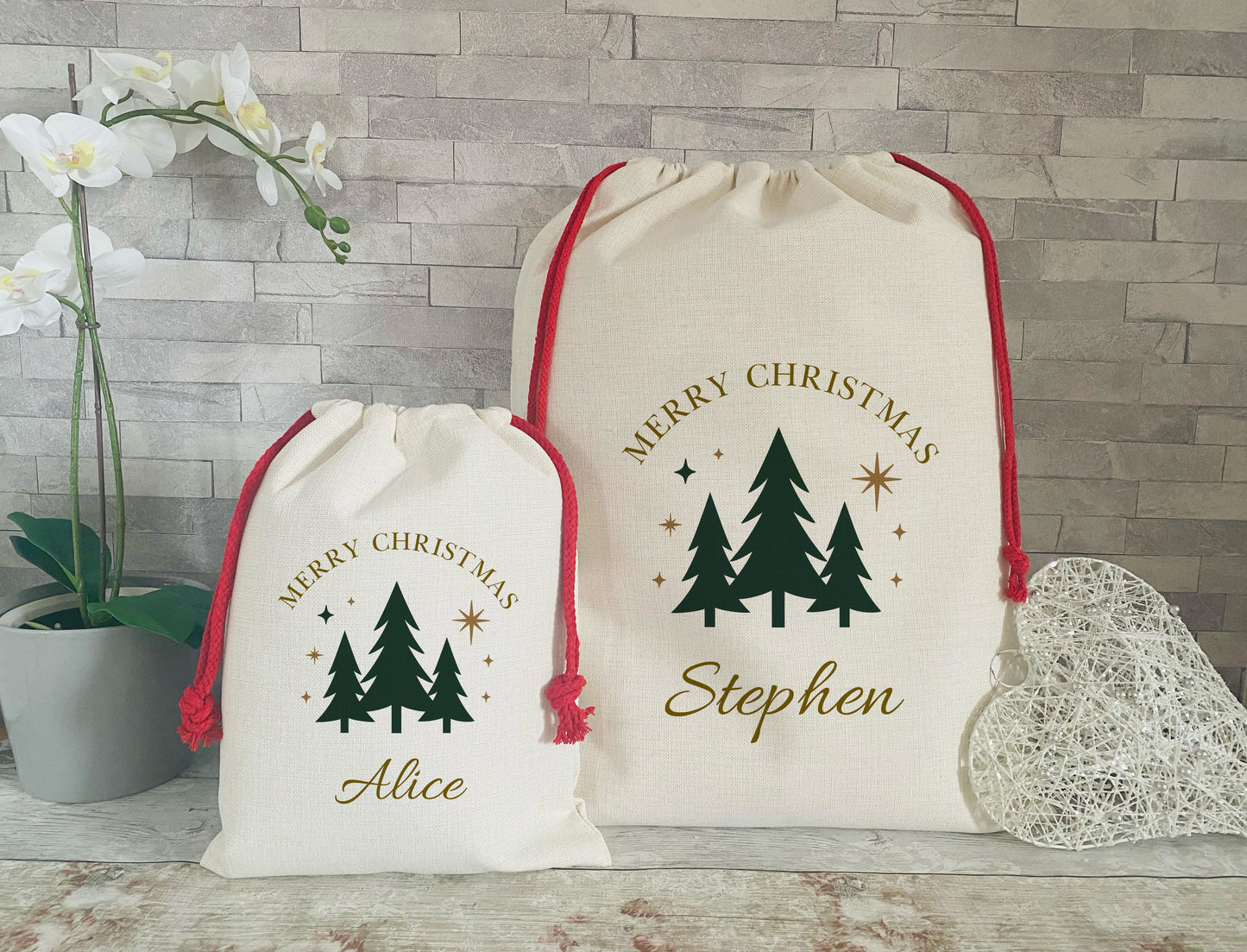 Personalised Santa Sack, Christmas Sack, Personalised Christmas Gift Bag, Adult Christmas Present Sack