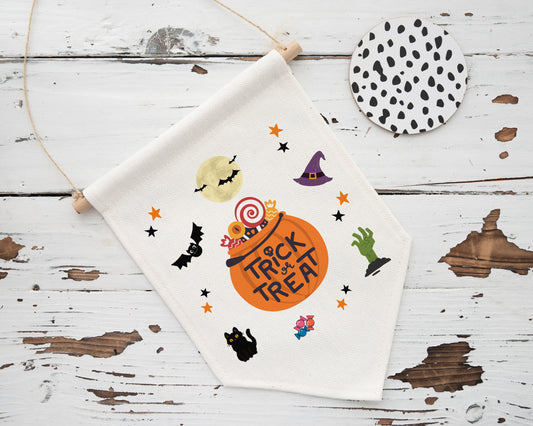 Trick Or Treat Sign, Halloween Decorations, Pumpkin Decorations, Halloween Decor