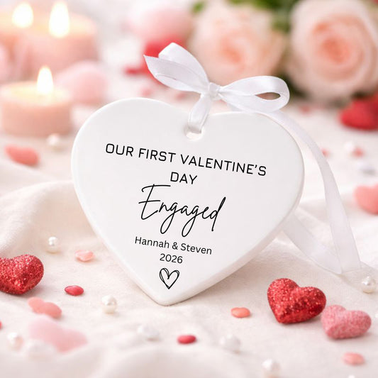 Personalised First Valentines Gift - First Valentines Engaged - Valentine's Day Gifts