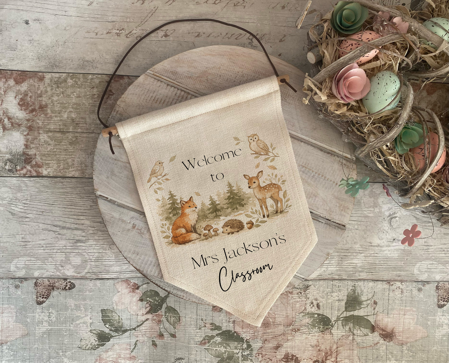 Personalised Teacher Gift Set | Thank You Teacher Tote Bag & Mug | End of Term Nursery Primary School Present UK