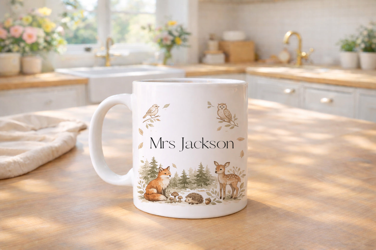 Personalised Teacher Gift Set | Thank You Teacher Tote Bag & Mug | End of Term Nursery Primary School Present UK