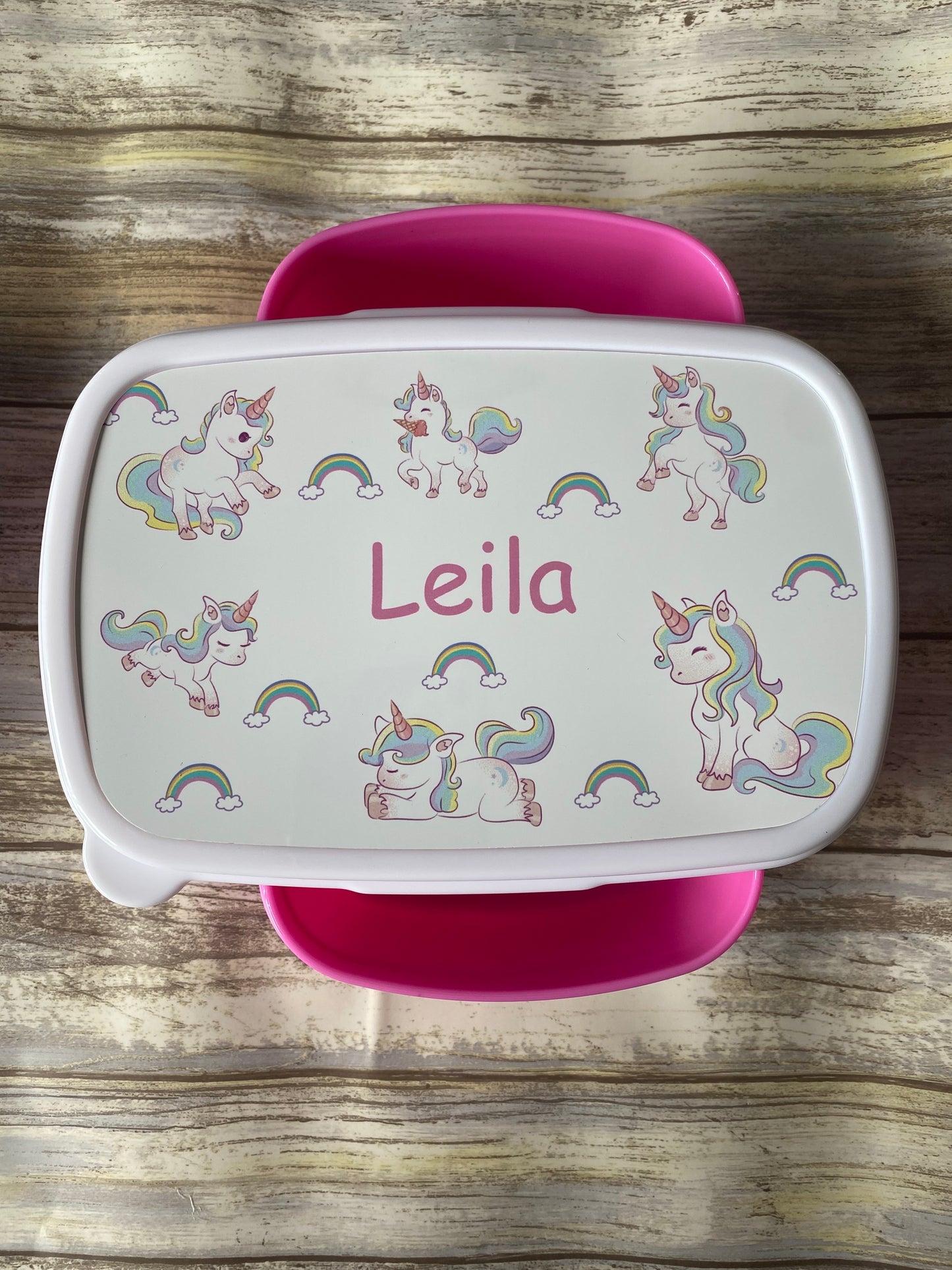 Personalised Snack Box For Kids, Dinosaur Gifts, Unicorn Gifts, Nursery Lunch Box