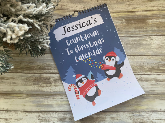 Countdown To Christmas  - Personalised Advent Calendar For Kids - 1st December Box Gift