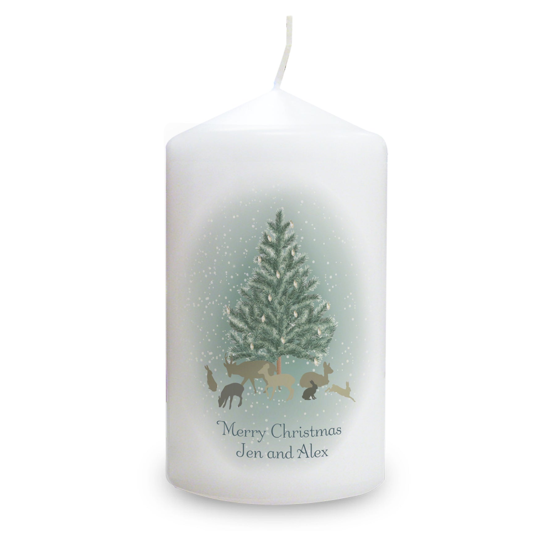 Personalised A Winter's Night Candle