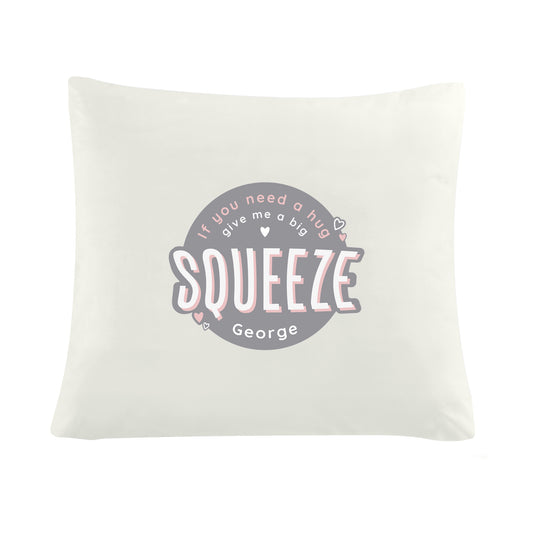 If you need a hug then squeeze this cushion cover.
