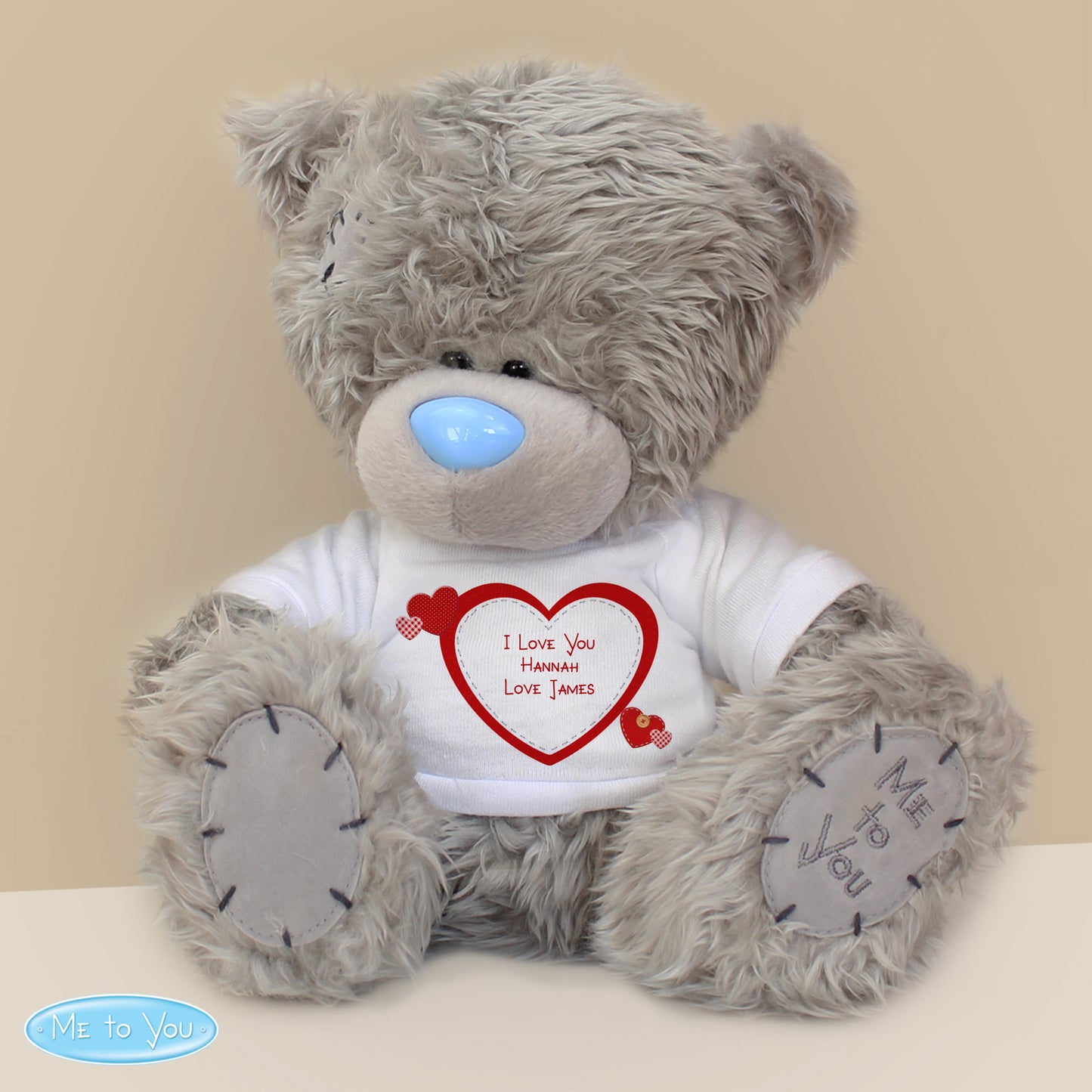 Personalised Me to You Bear with Hearts T-Shirt