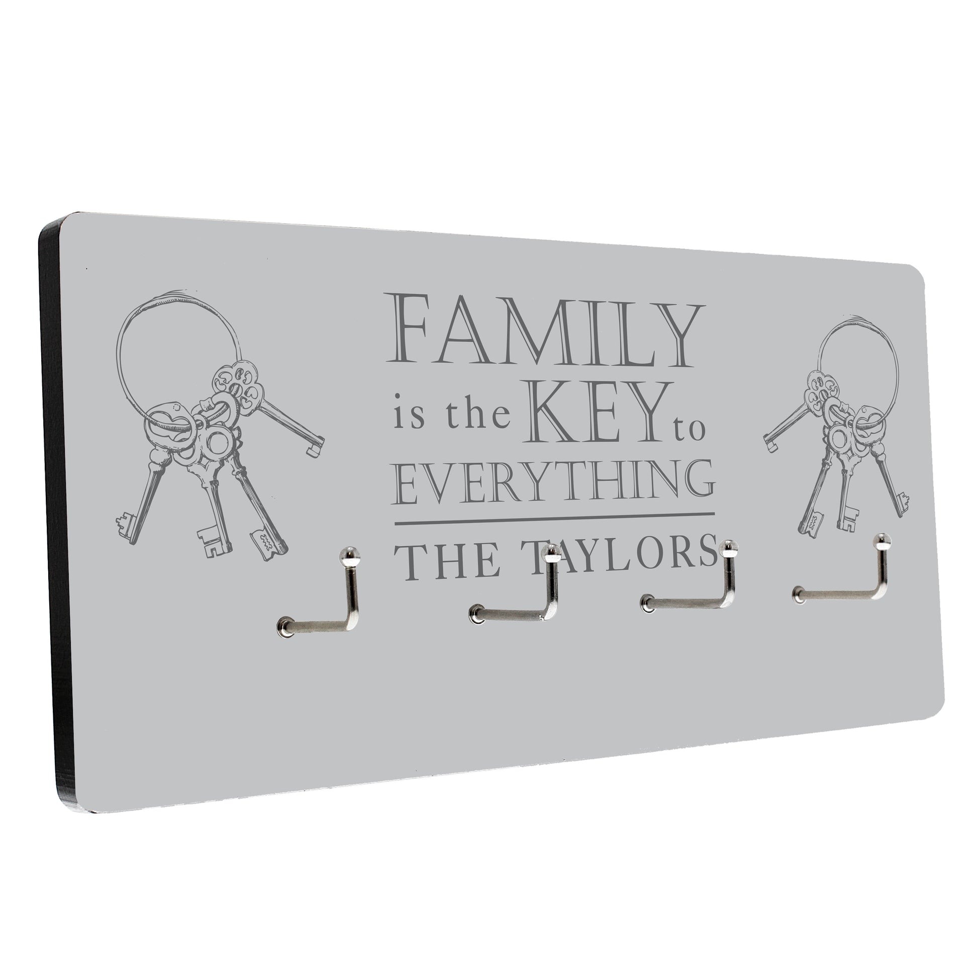 Personalised Family Key Hooks