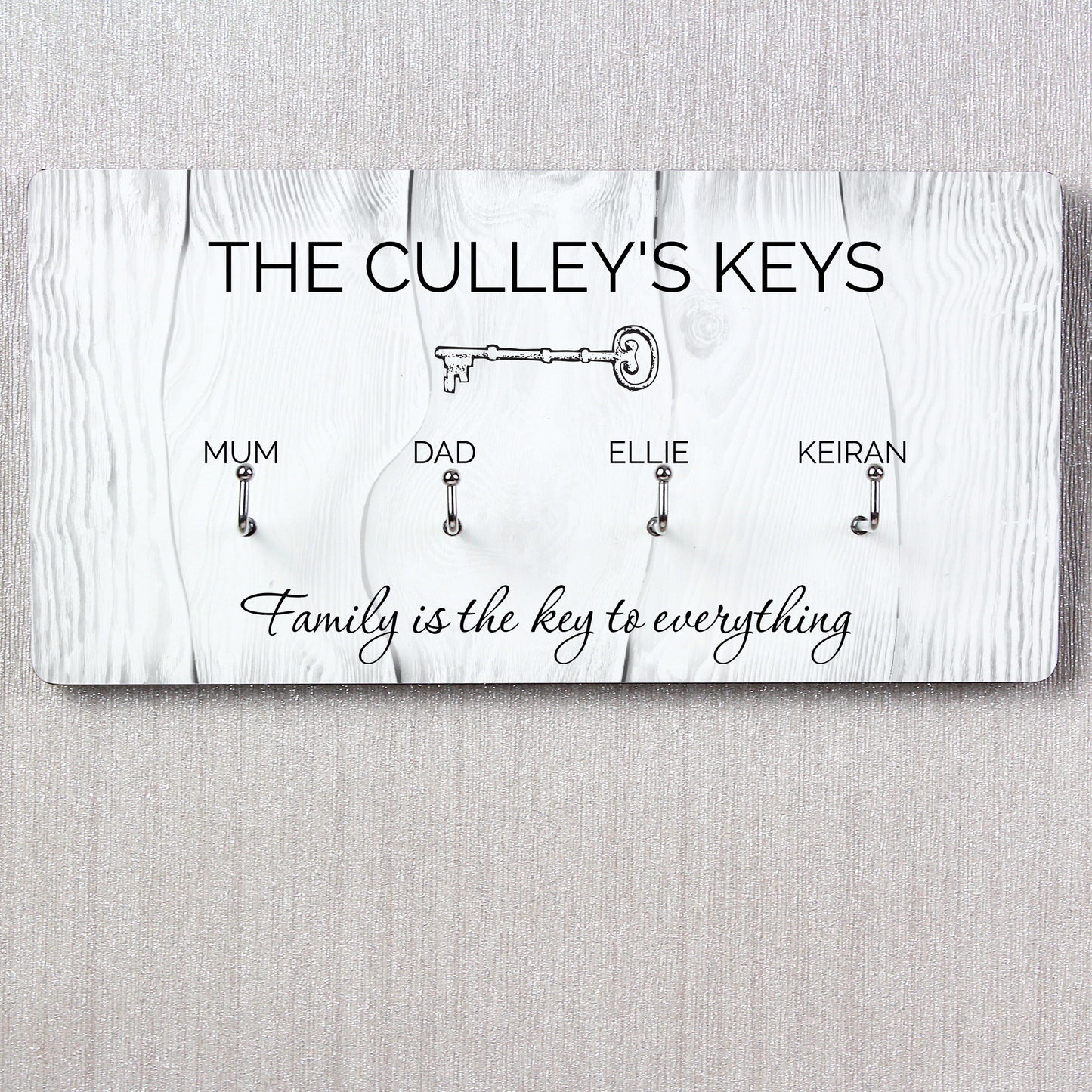 Personalised Key Hooks