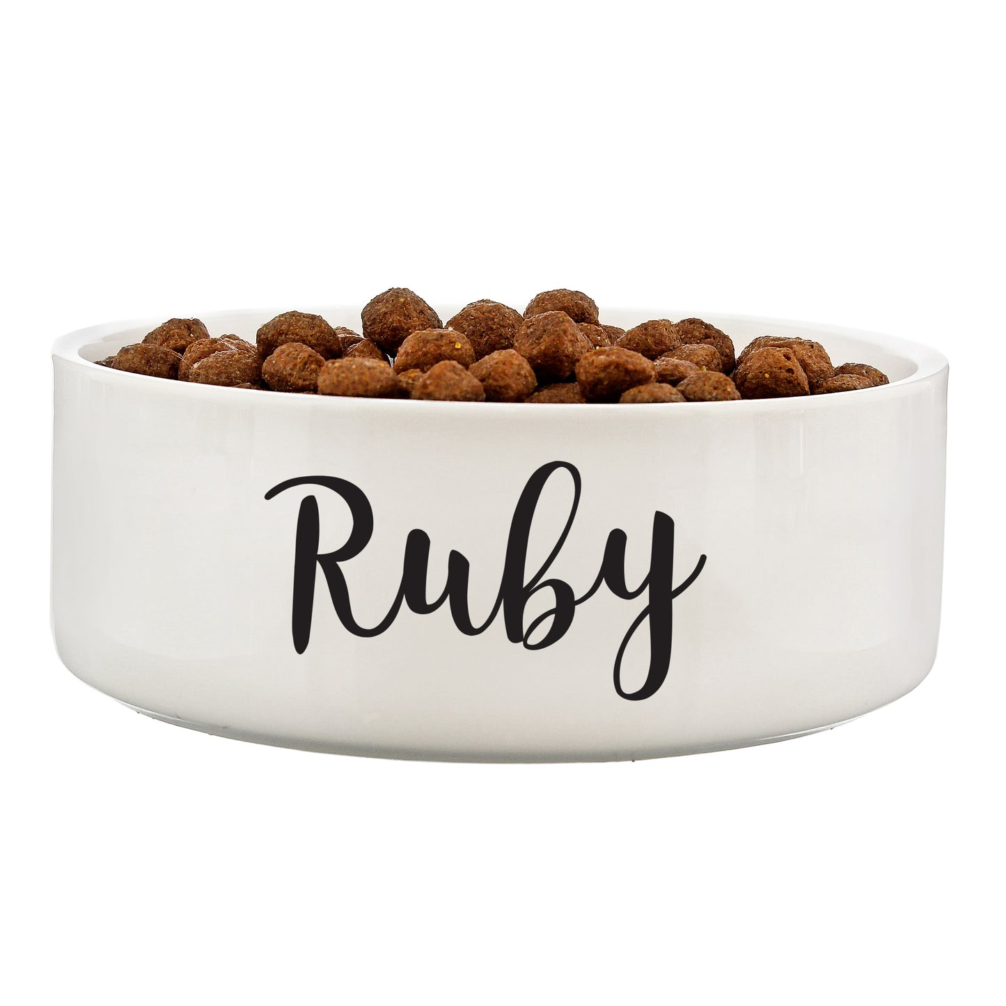 Personalised Any Name Medium White Pet Bowl