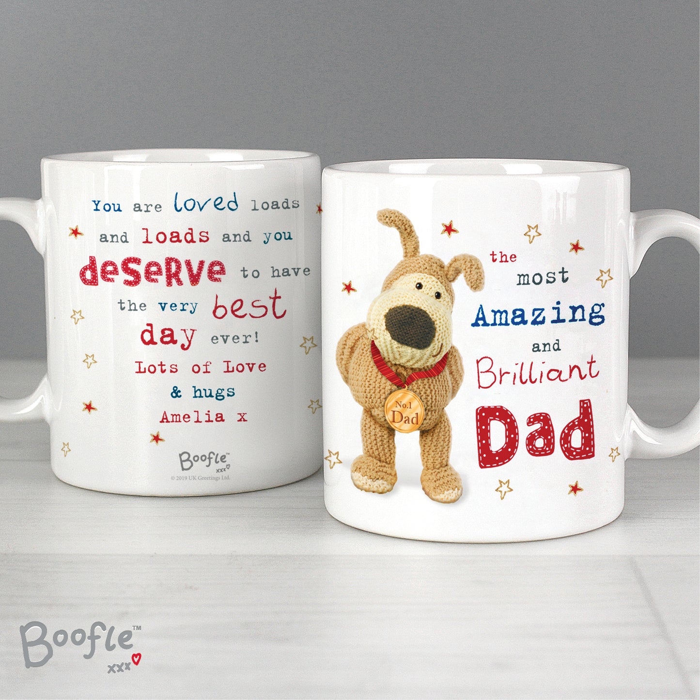 Personalised Boofle Medal Mug