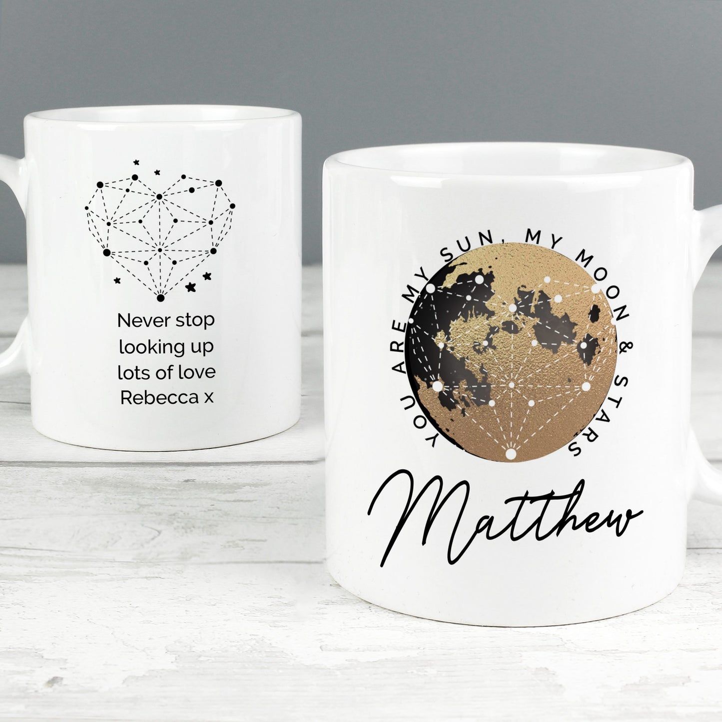 Personalised You Are My Sun My Moon Mug