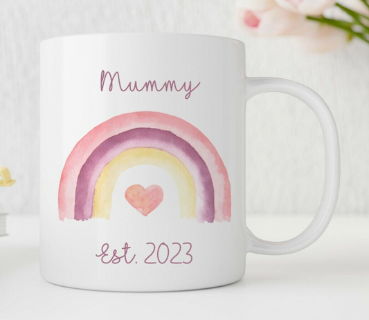 Personalised Mummy Mug - New Mum, Baby Shower Gift