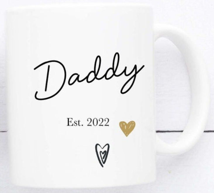 Personalised Mummy And Daddy Mugs New Parents Congratulations Gift