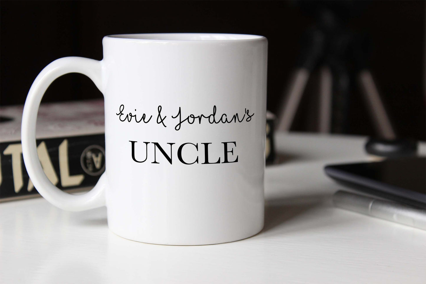 Personalised Uncle Mug, Uncle Birthday Gifts