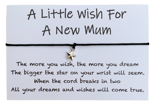 New Mum Wish Bracelet - New Mum Gifts